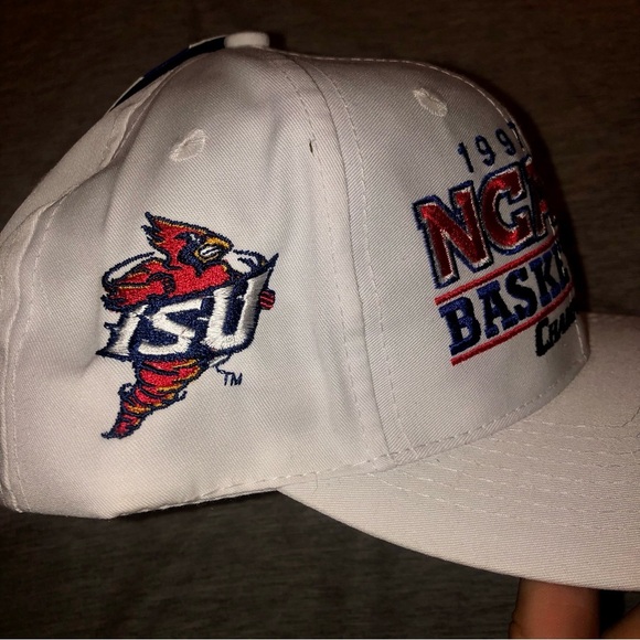 Vintage 1997 ncaa basketball isu Iowa state cyclones deadstock hat - Picture 2 of 5